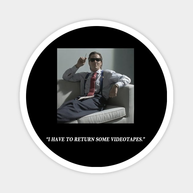 Patrick Bateman American Psycho 2 Magnet by Visionary Canvas